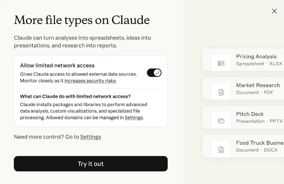 Claude works with you on slides, spreadsheets, and contract redlines